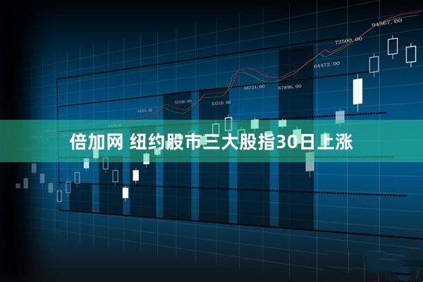 倍加网 纽约股市三大股指30日上涨
