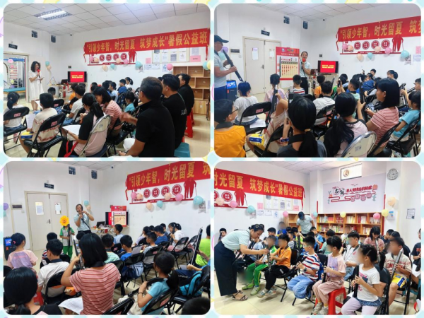聚美策略 你上班，我带娃！番禺区市桥街石街社区暑期公益课堂开班