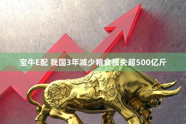 宝牛E配 我国3年减少粮食损失超500亿斤